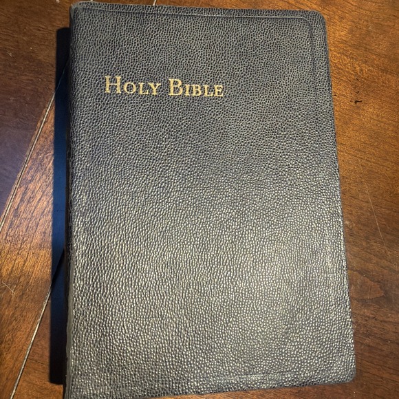 Other - Holy Bible World 1941 KJV Genuine Leather Concordance Vtg World Pub